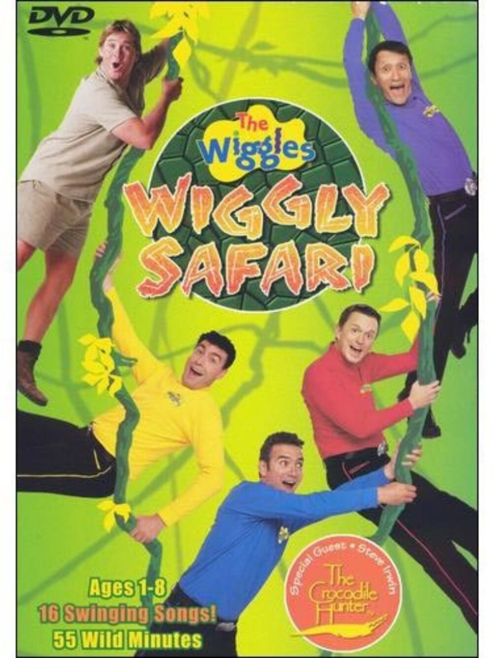 The Wiggles Wiggly Safari 2002 DVD Steve Irwin Musical Adventure Ages 1-8
